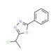 2-(1-chloroethyl)-5-phenyl-1,3,4-oxadiazole (CAS 36770-21-5) - chemical structure image