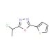 2-(1-chloroethyl)-5-thien-2-yl-1,3,4-oxadiazole - chemical structure image