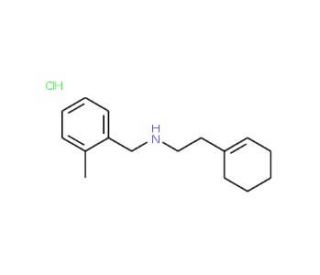 2-(1-Cyclohexen-1-yl)-N-(2-methylbenzyl)-1-ethanamine hydrochloride - chemical structure image