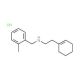 2-(1-Cyclohexen-1-yl)-N-(2-methylbenzyl)-1-ethanamine hydrochloride - chemical structure image