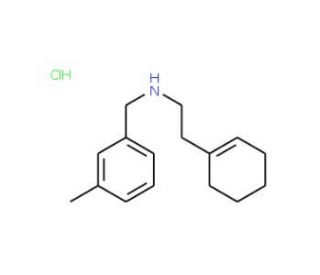 2-(1-Cyclohexen-1-yl)-N-(3-methylbenzyl)-1-ethanamine hydrochloride - chemical structure image