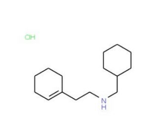 2-(1-Cyclohexen-1-yl)-N-(cyclohexylmethyl)-1-ethanamine hydrochloride - chemical structure image