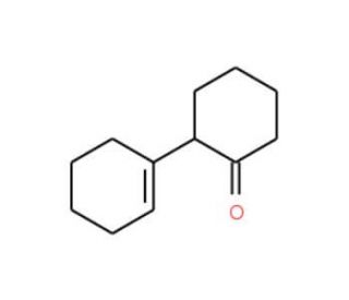 2-(1-Cyclohexenyl)cyclohexanone, 85+%, cont. ca 10% 2-cyclohexylidene cyclohexanone (CAS 1502-22-3) - chemical structure imag
