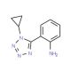 2-(1-cyclopropyl-1H-tetrazol-5-yl)aniline - chemical structure image
