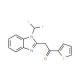 2-[1-(difluoromethyl)-1H-benzimidazol-2-yl]-1-thien-2-ylethanone - chemical structure image