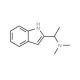 2-[1-(Dimethylamino)ethyl]indole (CAS 96286-10-1) - chemical structure image