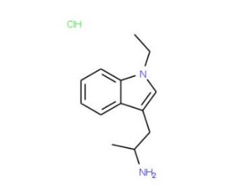 2-(1-Ethyl-1H-indol-3-yl)-1-methyl-ethylaminehydrochloride - chemical structure image