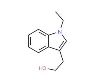 2-(1-Ethyl-1H-indol-3-yl)-ethanol - chemical structure image