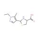 2-(1-Ethyl-5-methyl-1H-pyrazol-4-yl)-1,3-thiazolidine-4-carboxylic acid - chemical structure image