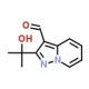 2-(1-Hydroxy-1-methyl-1-ethyl)-pyrazolo[1,5-a]pyridine-3-carbaldehyde (CAS 943133-29-7) - chemical structure image