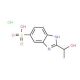 2-(1-Hydroxy-ethyl)-1H-benzoimidazole-5-sulfonic acid hydrochloride - chemical structure image