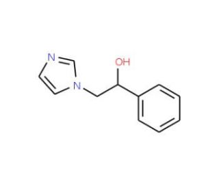 2-(1-Imidazolyl)-1-phenylethanol (CAS 24155-47-3) - chemical structure image