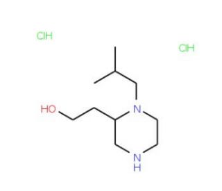 2-(1-Isobutyl-2-piperazinyl)-1-ethanoldihydrochloride - chemical structure image