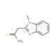 2-(1-methyl-1H-benzimidazol-2-yl)ethanethioamide (CAS 61689-99-4) - chemical structure image