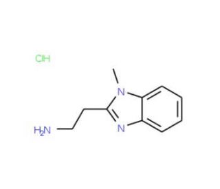 2-(1-Methyl-1H-benzoimidazol-2-yl)-ethylamine hydrochloride - chemical structure image