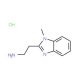 2-(1-Methyl-1H-benzoimidazol-2-yl)-ethylamine hydrochloride - chemical structure image