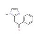 2-(1-methyl-1H-imidazol-2-yl)-1-phenylethanone (CAS 52083-24-6) - chemical structure image
