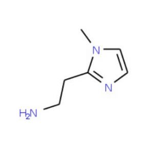 2-(1-methyl-1H-imidazol-2-yl)ethan-1-amine (CAS 87786-06-9) - chemical structure image