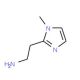 2-(1-methyl-1H-imidazol-2-yl)ethan-1-amine (CAS 87786-06-9) - chemical structure image