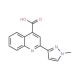 2-(1-Methyl-1H-pyrazol-3-yl)-quinoline-4-carboxylic acid - chemical structure image