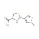 2-(1-Methyl-1H-pyrazol-4-yl)-1,3-thiazolidine-4-carboxylic acid - chemical structure image