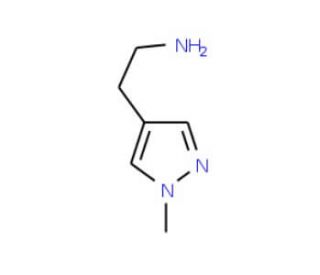 2-(1-methyl-1H-pyrazol-4-yl)ethan-1-amine (CAS 796845-58-4) - chemical structure image
