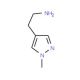 2-(1-methyl-1H-pyrazol-4-yl)ethan-1-amine (CAS 796845-58-4) - chemical structure image