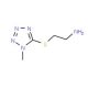 2-(1-Methyl-1H-tetrazol-5-ylsulfanyl)-ethylamine (CAS 774191-08-1) - chemical structure image