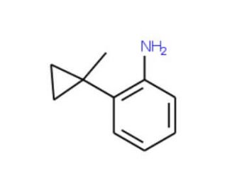 2-(1-Methyl-cyclopropyl)-phenylamine - chemical structure image