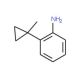 2-(1-Methyl-cyclopropyl)-phenylamine - chemical structure image