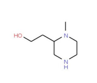 2-(1-Methyl-piperazin-2-yl)-ethanol (CAS 889939-92-8) - chemical structure image