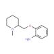 2-(1-Methyl-piperidin-2-ylmethoxy)-phenylamine - chemical structure image