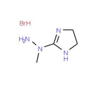 2-(1-Methylhydrazino)-2-imidazoline hydrobromide (CAS 55959-80-3) - chemical structure image