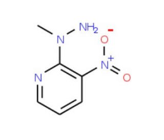 2-(1-Methylhydrazino)-3-nitropyridine (CAS 30963-12-3) - chemical structure image