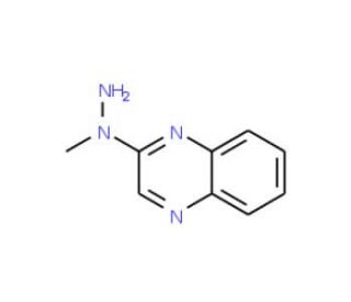 2-(1-Methylhydrazino)quinoxaline (CAS 16621-55-9) - chemical structure image