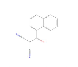 2-(1-Naphthalenylcarbonyl)propanedinitrile (CAS 1236038-48-4) - chemical structure image
