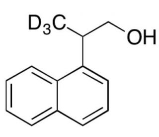 2-(1-Naphthyl)-1-propanol-d3 (CAS 101349-60-4) - chemical structure image
