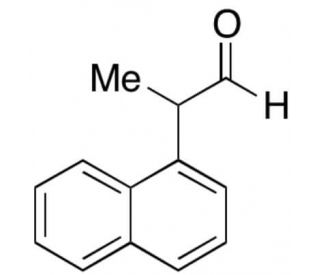 2-(1-Naphthyl)propionaldehyde (CAS 52417-52-4) - chemical structure image