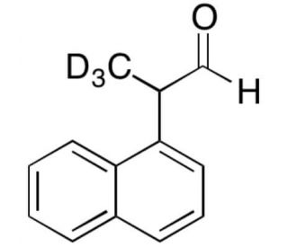 2-(1-Naphthyl)propionaldehyde-d3 (CAS 52417-52-4) - chemical structure image