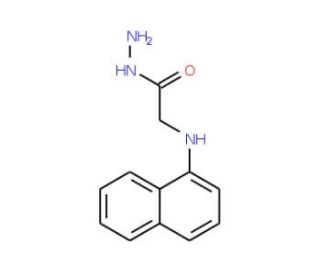 2-(1-naphthylamino)acetohydrazide - chemical structure image