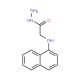 2-(1-naphthylamino)acetohydrazide - chemical structure image