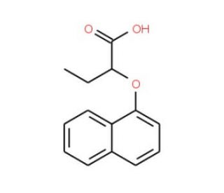 2-(1-Naphthyloxy)butanoic acid - chemical structure image