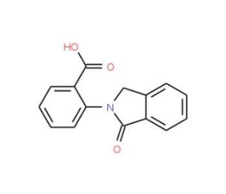 2-(1-Oxo-1,3-dihydro-2H-isoindol-2-yl)-benzenecarboxylic acid (CAS 4770-69-8) - chemical structure image