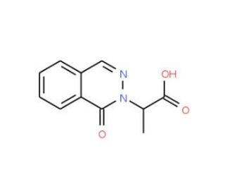 2-(1-Oxo-1H-phthalazin-2-yl)-propionic acid - chemical structure image