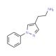 2-(1-Phenyl-1H-pyrazol-4-yl)-ethylamine (CAS 369652-04-0) - chemical structure image