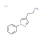 2-(1-Phenyl-1H-pyrazol-4-yl)-ethylaminehydrochloride - chemical structure image
