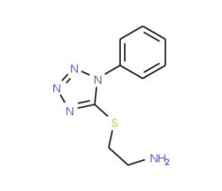 2-(1-Phenyl-1H-tetrazol-5-ylsulfanyl)-ethylamine - chemical structure image