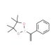 2-(1-Phenylethenyl)-4,4,5,5-tetramethyl-1,3,2-dioxaborolane (CAS 143825-84-7) - chemical structure image