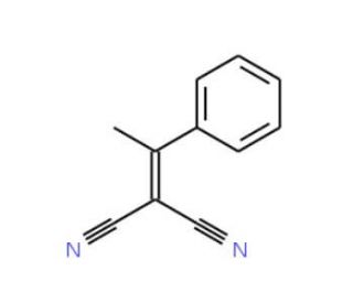 2-(1-Phenylethylidene)malononitrile (CAS 5447-87-0) - chemical structure image