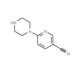 2-(1-Piperazino)pyridine-5-carbonitrile (CAS 149554-29-0) - chemical structure image